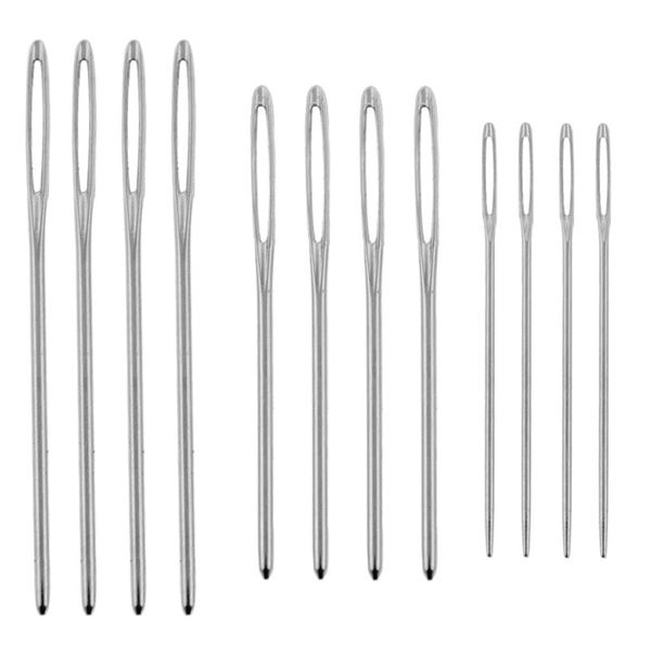 12/15/20 pcs wool hand sewing knittng needles large eye embroidery tapestry craft, Black
12/15/20 pcs wool hand sewing knittng needles large eye embroidery tapestry craft, Black