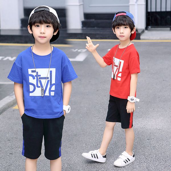 summer kids clothes boy set boys short sleeve t-shirt +shorts pants children sports suit kids boy clothes sets children, White
summer kids clothes boy set boys short sleeve t-shirt +shorts pants children sports suit kids boy clothes sets children, White
