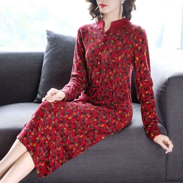 women long sleeve foral print spring dress vintage elegant bandage party red dress large plus size s-3xl robe longue femme, Black;gray
women long sleeve foral print spring dress vintage elegant bandage party red dress large plus size s-3xl robe longue femme, Black;gray
