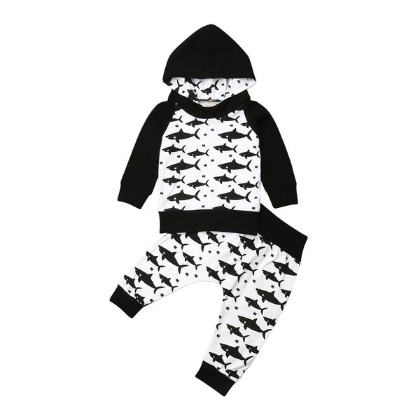 spring autumn 2pcs newborn toddler infant baby boys printed shark clothes hooded +pants outfits 2pcs set 0-24m, Pink;blue
spring autumn 2pcs newborn toddler infant baby boys printed shark clothes hooded +pants outfits 2pcs set 0-24m, Pink;blue