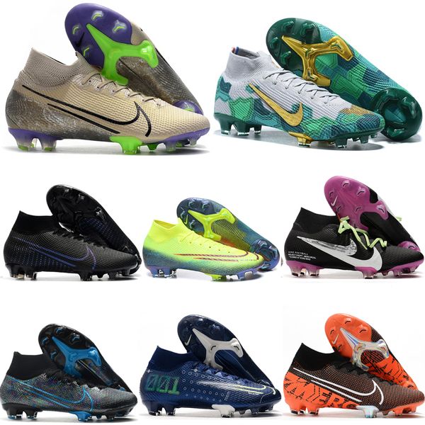 2020 mens soccer shoes mercurial superfly 7 se elite njr cr7 fg terra pack soccer cleats football boots high ankle scarpe calcio, Black
2020 mens soccer shoes mercurial superfly 7 se elite njr cr7 fg terra pack soccer cleats football boots high ankle scarpe calcio, Black