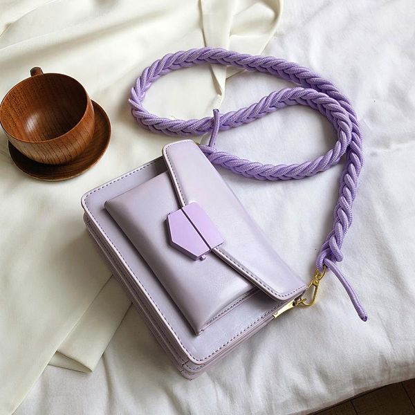 solid color small pu leather crossbody bags for women 2020 summer simple braided rope shoulder belt shoulder handbags
solid color small pu leather crossbody bags for women 2020 summer simple braided rope shoulder belt shoulder handbags