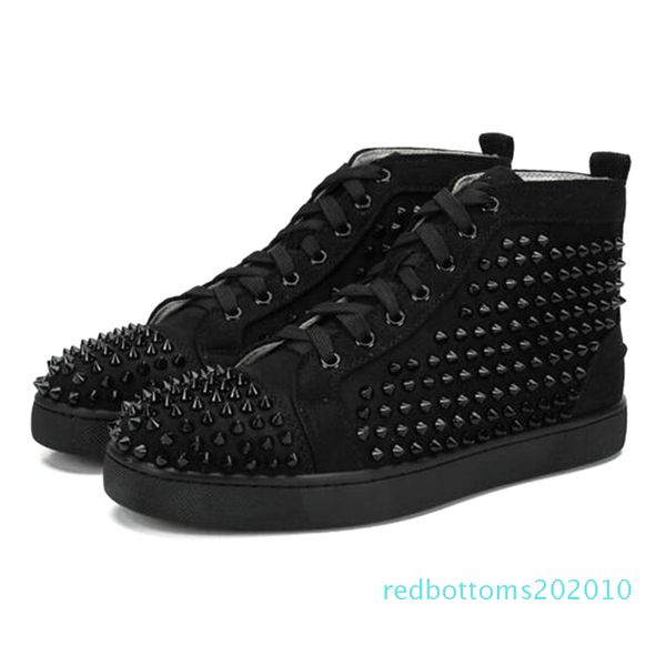 2020 men women designer luxury spikes sneaker red triple black white suede leather fashion mens flats bottoms shoe size 36-47 r10
2020 men women designer luxury spikes sneaker red triple black white suede leather fashion mens flats bottoms shoe size 36-47 r10