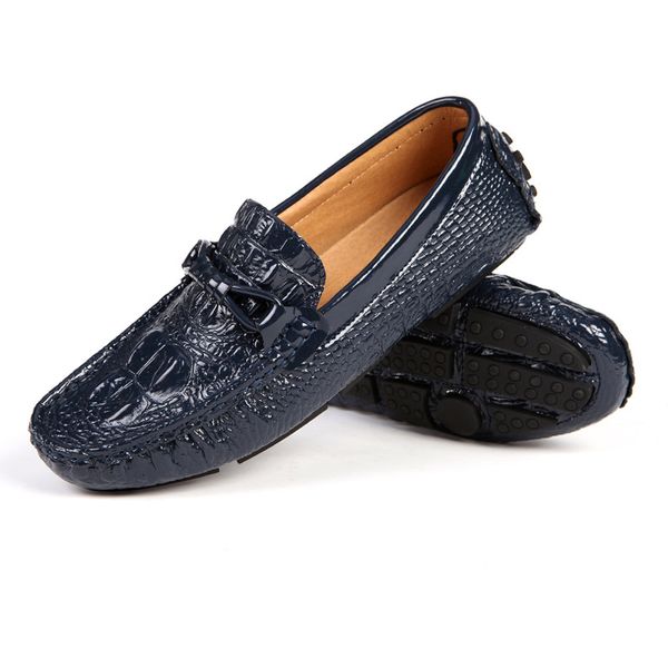 2020 new foreign trade crocodile leather shoes first layer leather summer mens boat shoes lazy models loafers men, Black
2020 new foreign trade crocodile leather shoes first layer leather summer mens boat shoes lazy models loafers men, Black