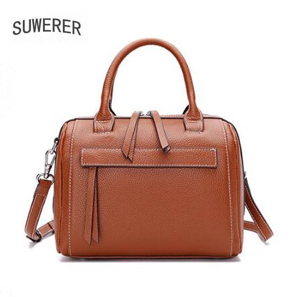 suwerer new women genuine leather bag fashion luxury handbags women bags designer real cowhide leather shoulder bag
suwerer new women genuine leather bag fashion luxury handbags women bags designer real cowhide leather shoulder bag