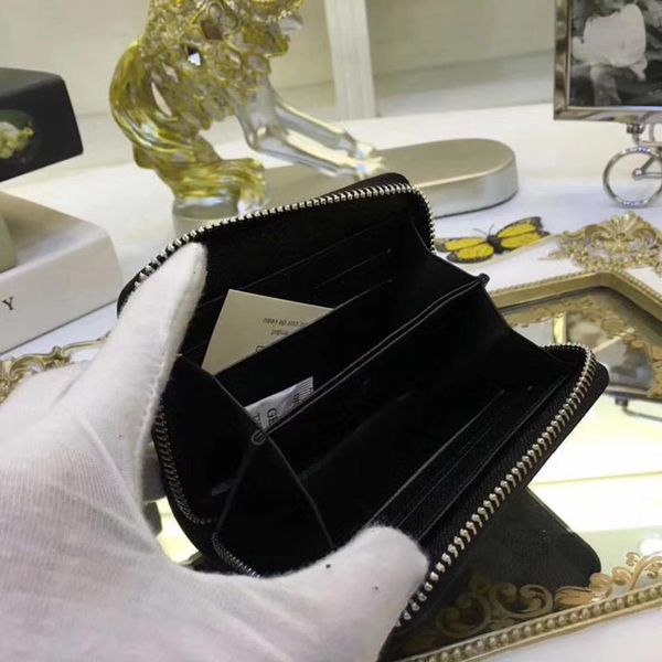 

designer card holder women man original box card holder women purse classic zipper pocket victorine wallet with box