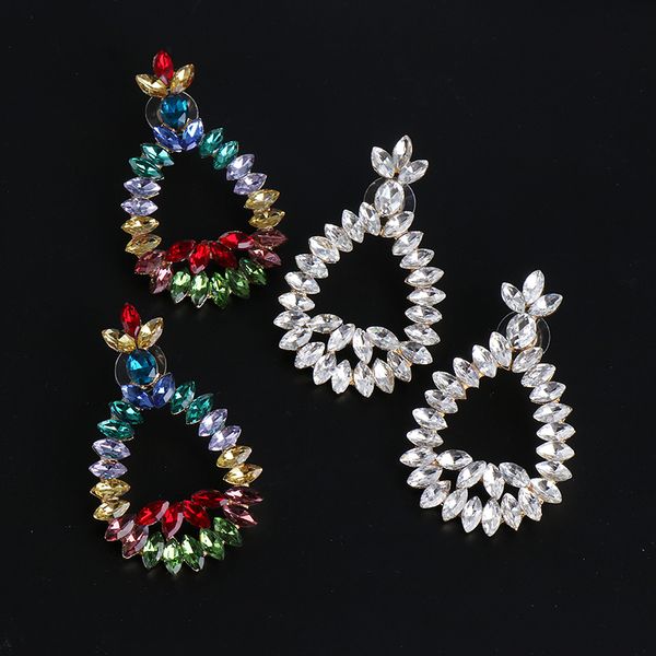 2019 new arrival fashion water drop crystal stone earrings for women bohemian geometric hanging dangle earrings jewelry, Silver
2019 new arrival fashion water drop crystal stone earrings for women bohemian geometric hanging dangle earrings jewelry, Silver