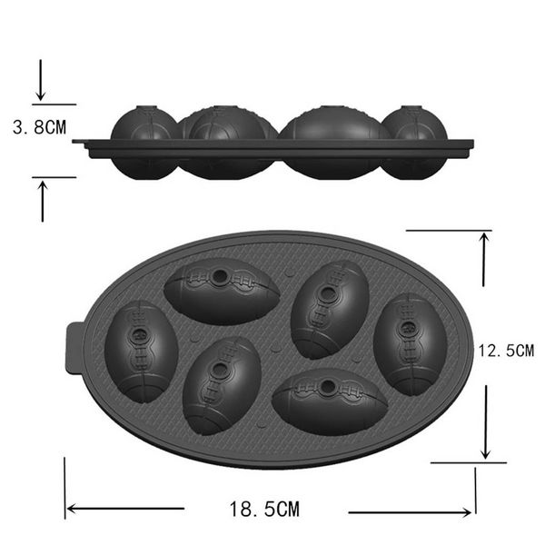 whiskey 3d rugby beer cube american ice ball silicone ice lattice silicone mold cube trays diy kitchen bar accessories
whiskey 3d rugby beer cube american ice ball silicone ice lattice silicone mold cube trays diy kitchen bar accessories