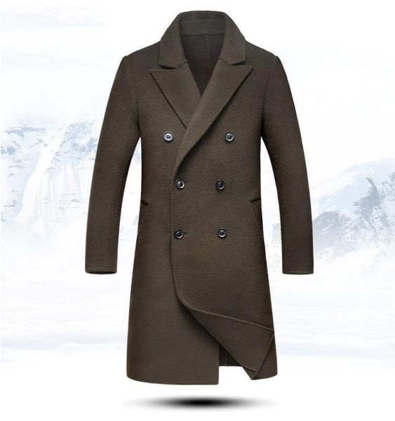 boollili autumn winter 2020 new brand double breasted long wool coat men long sleeve windbreakers for men overcaot abrigo hombre, Black
boollili autumn winter 2020 new brand double breasted long wool coat men long sleeve windbreakers for men overcaot abrigo hombre, Black