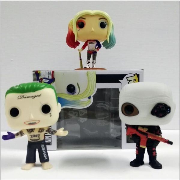 10cm funko pop 3pcs suicide squad model vinyl action figure with box popular toy good quality for kids gift toys new
10cm funko pop 3pcs suicide squad model vinyl action figure with box popular toy good quality for kids gift toys new
