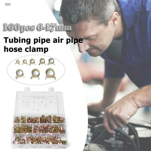 160pcs / set ассортимент водопроводных труб прочный топливопровод крепежная деталь стальной автомобиль пружинный зажим аксессуары 6-17mm с к
160pcs / set ассортимент водопроводных труб прочный топливопровод крепежная деталь стальной автомобиль пружинный зажим аксессуары 6-17mm с к