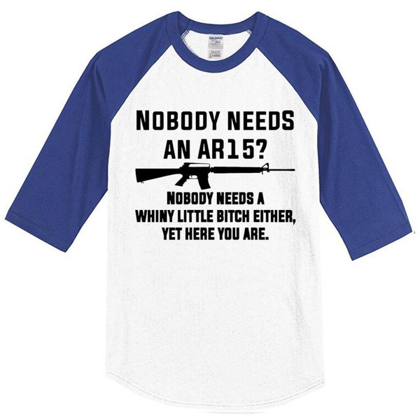 fashion men's t-shirts nobody needs an ar15 undertale cotton t shirt for men 2019 summer simple harajuku raglan t shirt, White;black
fashion men's t-shirts nobody needs an ar15 undertale cotton t shirt for men 2019 summer simple harajuku raglan t shirt, White;black