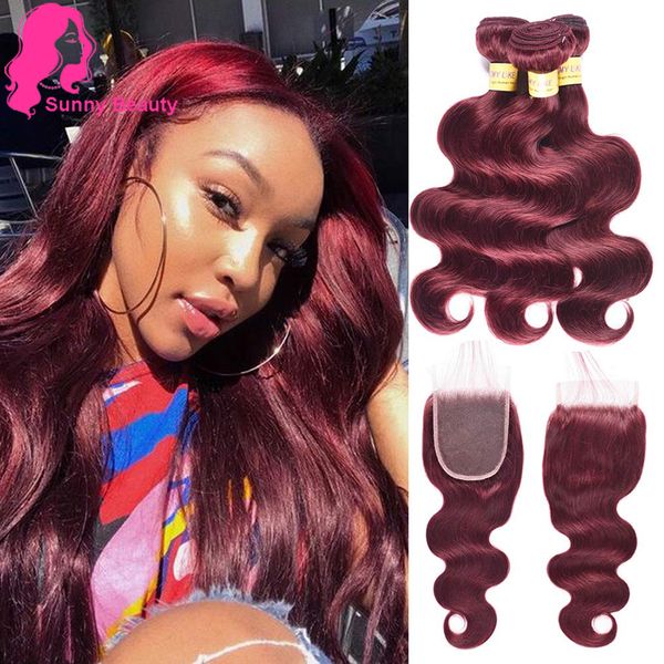 mothers day gifts for mom hair brazilian 3 bundles curly hair weft with 4x4 lace frontal closure wine red 99j body wave hair bundles, Black
mothers day gifts for mom hair brazilian 3 bundles curly hair weft with 4x4 lace frontal closure wine red 99j body wave hair bundles, Black
