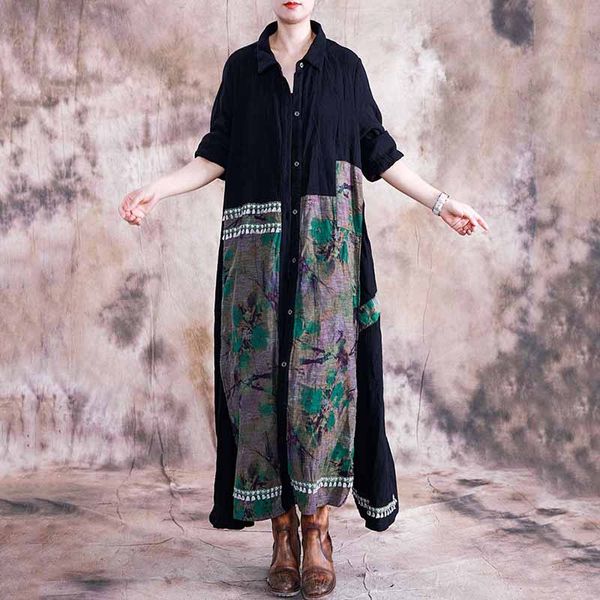 yalee new fashion 2019 summer autumn flower print lapel single breasted long sleeve irregular loose coat windbreaker women n208, Tan;black
yalee new fashion 2019 summer autumn flower print lapel single breasted long sleeve irregular loose coat windbreaker women n208, Tan;black