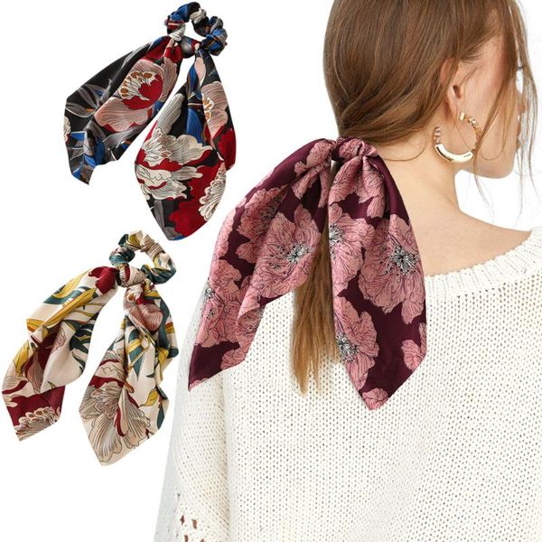 2020 new fashion women hair ribbon scrunchie ponytail floral hair scarf bow elastic hairband multi-function accessories
2020 new fashion women hair ribbon scrunchie ponytail floral hair scarf bow elastic hairband multi-function accessories