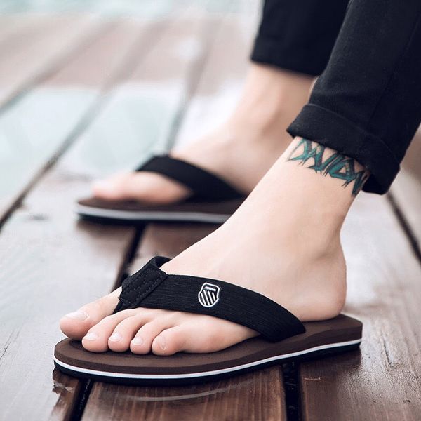 summer korean big size tide slippers men non-slip cool flip-flops breathable thick-soled sandals slippers toe sandals, Black
summer korean big size tide slippers men non-slip cool flip-flops breathable thick-soled sandals slippers toe sandals, Black