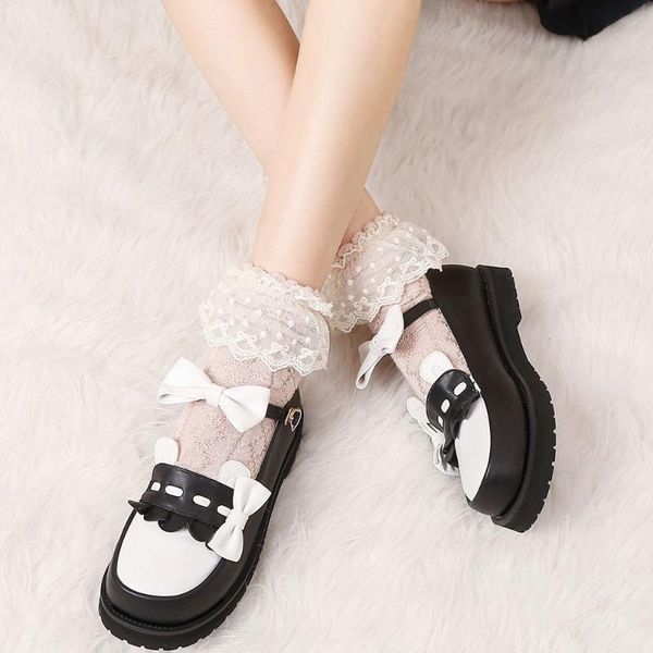 agodor 2020 new women lolita shoes low heel round toe kawaii pumps sweet cute pumps with bow tie japanese size 34-43, Black
agodor 2020 new women lolita shoes low heel round toe kawaii pumps sweet cute pumps with bow tie japanese size 34-43, Black