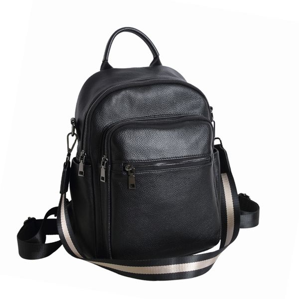 the first layer of leather ladies backpack 2020 new leather shoulder bag fashion wild casual travel bag
the first layer of leather ladies backpack 2020 new leather shoulder bag fashion wild casual travel bag