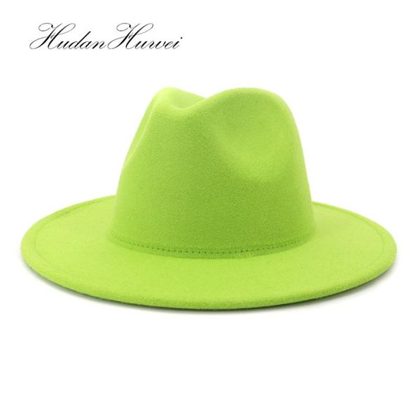 2020 sell new lime green women men wool felt fedora hat with wide brim gentleman elegant lady winter autumn jazz caps, Blue;gray
2020 sell new lime green women men wool felt fedora hat with wide brim gentleman elegant lady winter autumn jazz caps, Blue;gray
