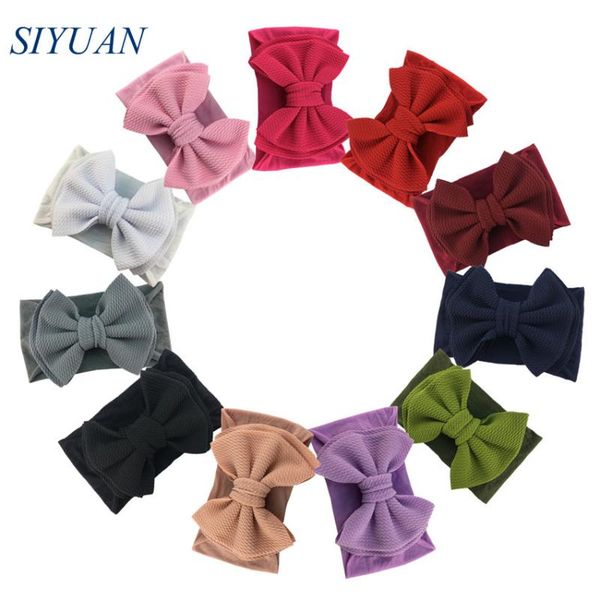 16pcs/lot girl lovely large headwear wide soft elastic nylon headband with 5'' layered waffle fabric bow chic hair band hb120, Slivery;white
16pcs/lot girl lovely large headwear wide soft elastic nylon headband with 5'' layered waffle fabric bow chic hair band hb120, Slivery;white