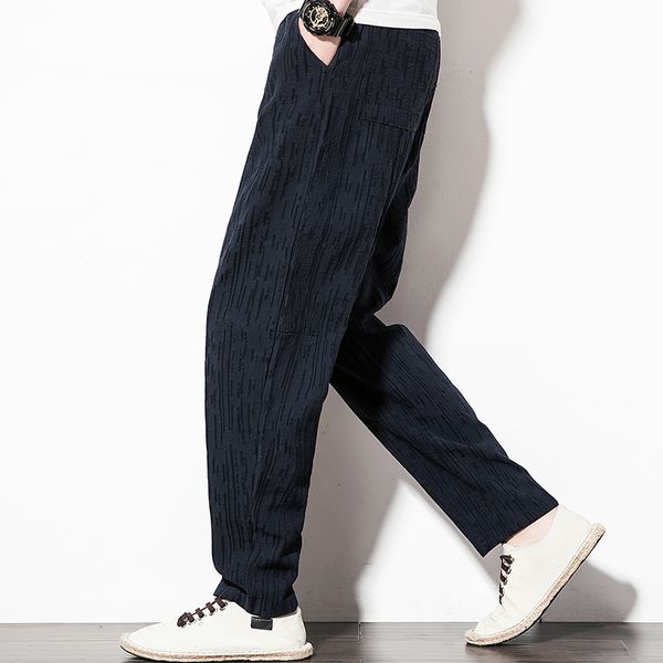 summer cool mens dobby trousers chinese loose casual harem pants male elastic outdoor sweatpants comfortable, Black
summer cool mens dobby trousers chinese loose casual harem pants male elastic outdoor sweatpants comfortable, Black