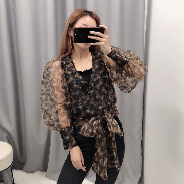 transparent women blouse autumn 2019 new fashion animal prints shirt modern lady sunscreen, White
transparent women blouse autumn 2019 new fashion animal prints shirt modern lady sunscreen, White