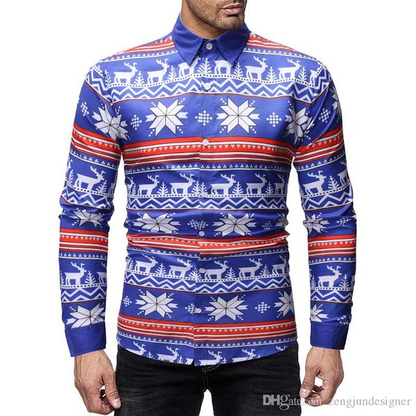 christmas print mens fashion designer casual shirts long sleeve turn down collar homme clothing regular apparel casual, White;black
christmas print mens fashion designer casual shirts long sleeve turn down collar homme clothing regular apparel casual, White;black