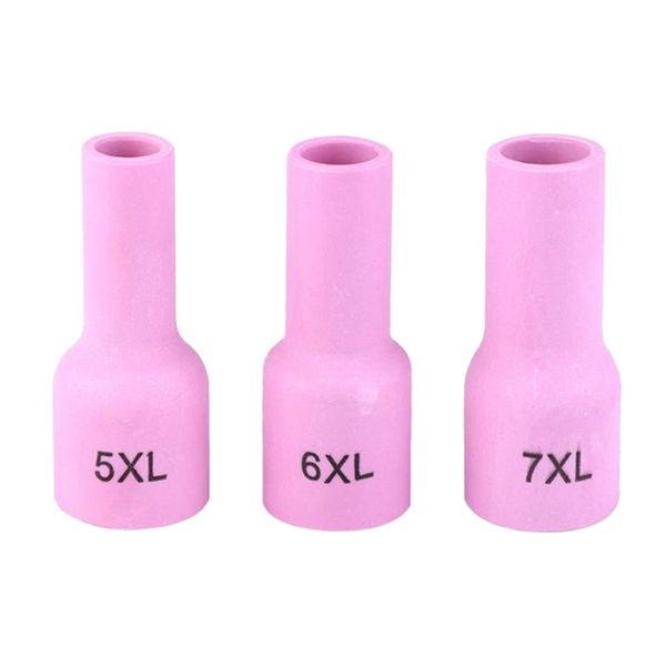 3 pcs. tig gas nozzle ceramic nozzles suitable for wp-9/20/22/24/25 welding torches, 3 different sizes
3 pcs. tig gas nozzle ceramic nozzles suitable for wp-9/20/22/24/25 welding torches, 3 different sizes