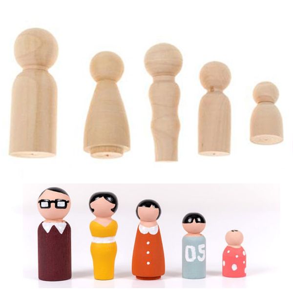 family peg dolls wooden unpainted diy decor wedding cake er home ornament kids toys crafts 5pcs/set
family peg dolls wooden unpainted diy decor wedding cake er home ornament kids toys crafts 5pcs/set