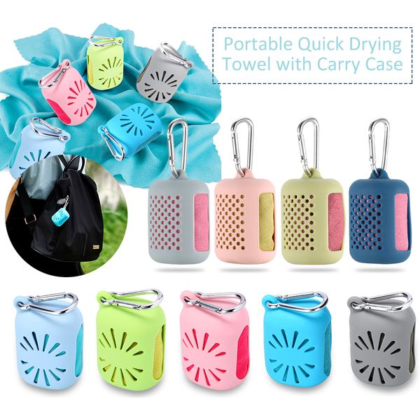 quick dry towel running sports hiking travel ultralight camping compact swimming towels hand face mini towel with silicon case
quick dry towel running sports hiking travel ultralight camping compact swimming towels hand face mini towel with silicon case