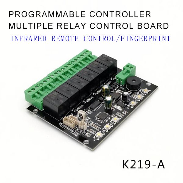 grow k219-a programmable fingerprint infrared remote controller control board control multichannel relay time control switch
grow k219-a programmable fingerprint infrared remote controller control board control multichannel relay time control switch