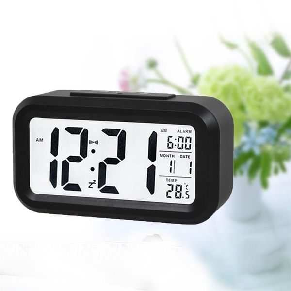 lcd display snooze electronic kids clock digital alarm clock student large light sensor nightlight office table
lcd display snooze electronic kids clock digital alarm clock student large light sensor nightlight office table