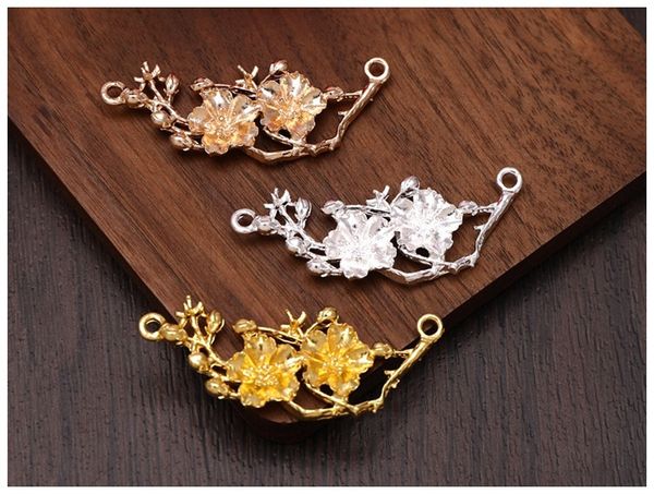 50pc 18*46mm kc gold/silver color alloy material big leaf branch flower charm for wedding diy handmade headpieces jewelry making, Bronze;silver
50pc 18*46mm kc gold/silver color alloy material big leaf branch flower charm for wedding diy handmade headpieces jewelry making, Bronze;silver