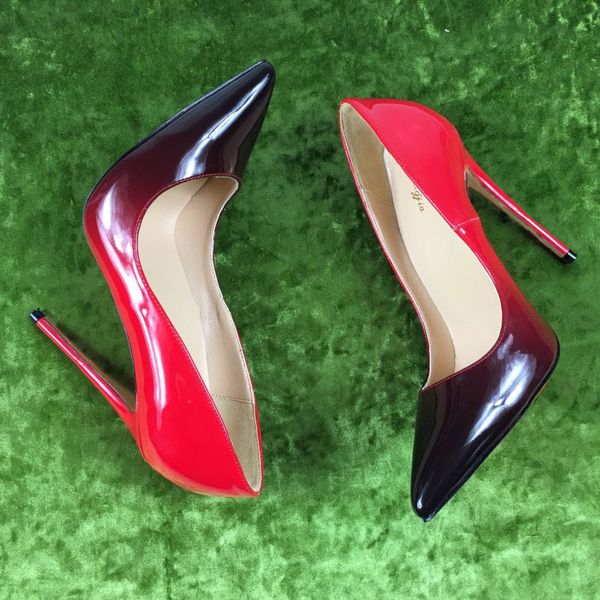 2019 women 12 10cm red black gradient patent leather poined toes high heeled heels shoes stiletto heel shoes pumps 12cm 10cm
2019 women 12 10cm red black gradient patent leather poined toes high heeled heels shoes stiletto heel shoes pumps 12cm 10cm