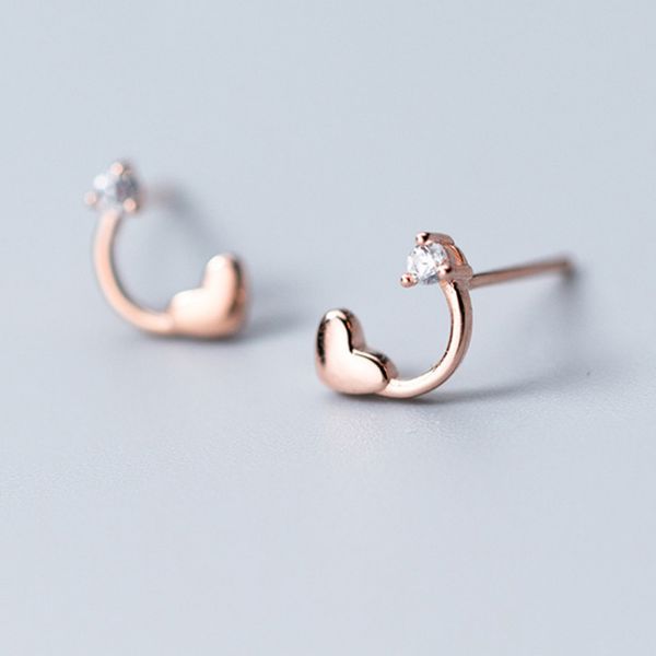 new heart crystal stud earrings 925 sterling silver 9mmx6mm fashion for women girl's sweet cute ear jewelry, Golden;silver
new heart crystal stud earrings 925 sterling silver 9mmx6mm fashion for women girl's sweet cute ear jewelry, Golden;silver