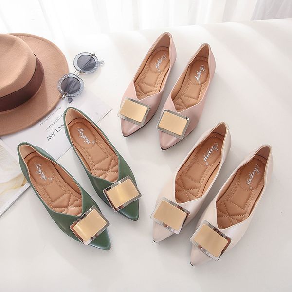 shallow mouth shoes woman 2019 pointed toe buckle casual female sneakers shose women mixed colors new comfortable dress leisure, Black
shallow mouth shoes woman 2019 pointed toe buckle casual female sneakers shose women mixed colors new comfortable dress leisure, Black
