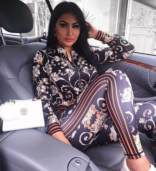 designer two piece pants fashion panelled long sleeve long pants womens sets females clothing floral print womens, White
designer two piece pants fashion panelled long sleeve long pants womens sets females clothing floral print womens, White
