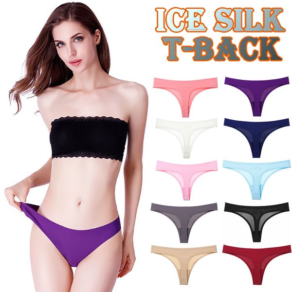 solid color t-back ice silk thong no trace women's underwear printing yoga underwear cotton elastic home trace less knickers breathable, Blue;gray
solid color t-back ice silk thong no trace women's underwear printing yoga underwear cotton elastic home trace less knickers breathable, Blue;gray