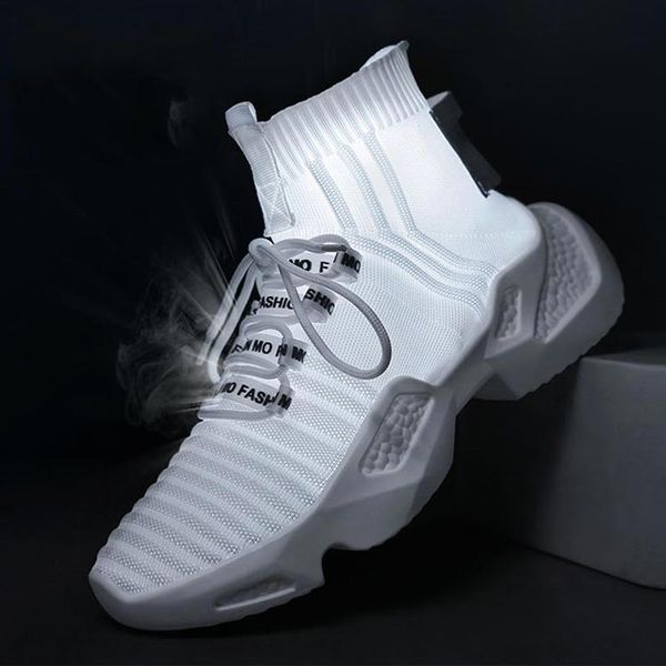 height increase sock sneakers men shoes sport thick soles large sports shoes for men running high gym white a465
height increase sock sneakers men shoes sport thick soles large sports shoes for men running high gym white a465