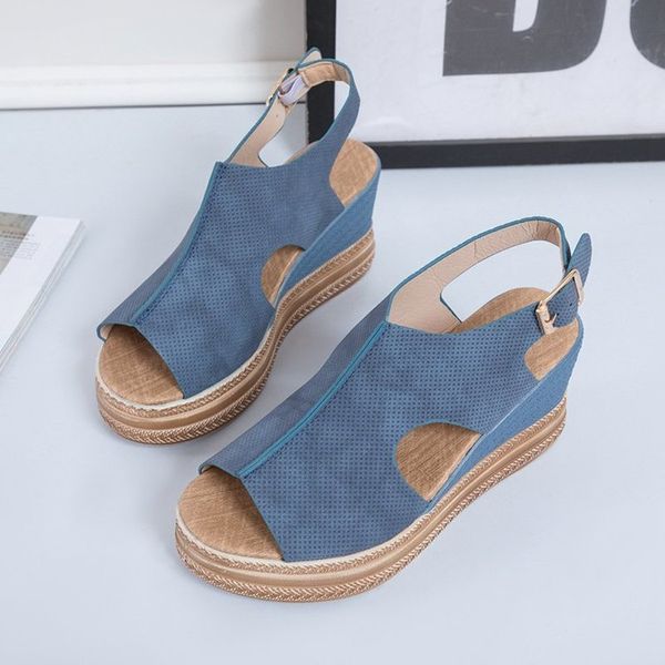aardimi peep toe wedges women sandals summer solid heighten shoes woman flock platform slides for women's high heel sandals, Black
aardimi peep toe wedges women sandals summer solid heighten shoes woman flock platform slides for women's high heel sandals, Black