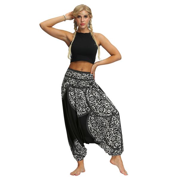 women yoga pants casual loose yoga trousers leggings sport women fitness baggy boho aladdin jumpsuit pants high waist pant black, White;red 
women yoga pants casual loose yoga trousers leggings sport women fitness baggy boho aladdin jumpsuit pants high waist pant black, White;red