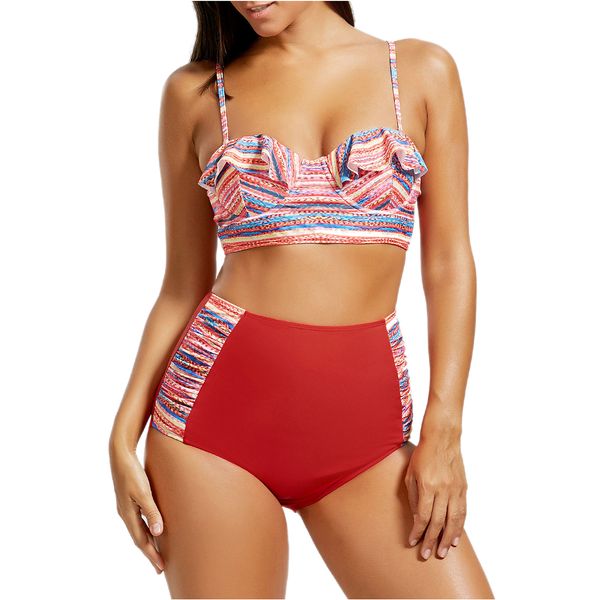 женская tankini установить мода полосатый printed бикини из двух частей холтер рябить края купальник sexy высокой талией plus size пляжная, White;black
женская tankini установить мода полосатый printed бикини из двух частей холтер рябить края купальник sexy высокой талией plus size пляжная, White;black