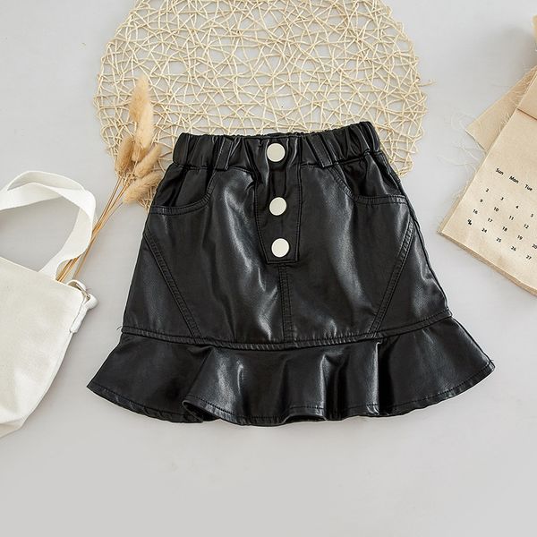 spring autumn girls pu skirt baby fishtail skirt kids skirt children streetwear faux leather ruched elastic 3 button 2 to 14 yrs y200704
spring autumn girls pu skirt baby fishtail skirt kids skirt children streetwear faux leather ruched elastic 3 button 2 to 14 yrs y200704