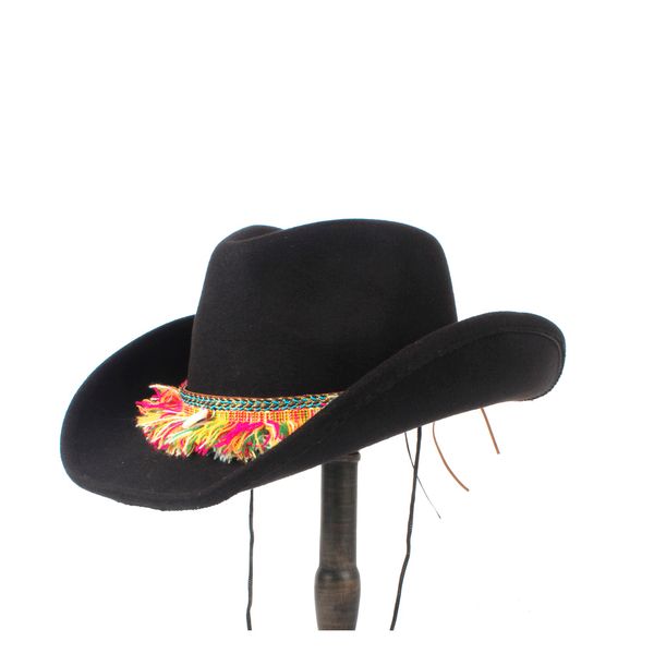 2019 tassel women wool hollow western cowboy hat roll-up brim lady outblack sombrero hombre jazz cap cloche hats, Blue;gray
2019 tassel women wool hollow western cowboy hat roll-up brim lady outblack sombrero hombre jazz cap cloche hats, Blue;gray