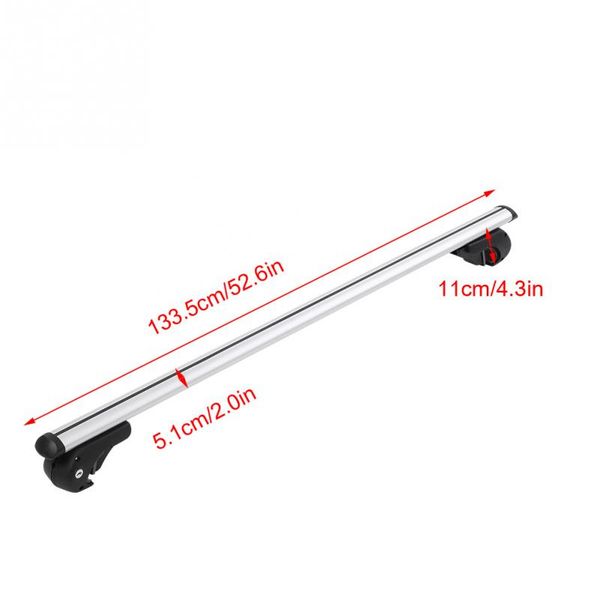 oversea 130cm aluminum alloy car roof rack cross bar lockable rail luggage carrier car accessories roof box silver universal
oversea 130cm aluminum alloy car roof rack cross bar lockable rail luggage carrier car accessories roof box silver universal