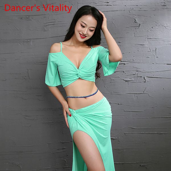 new belly dance suit flash knitted practice clothing fresh dance troupe clothing women closthes green yellow pink, Black;red
new belly dance suit flash knitted practice clothing fresh dance troupe clothing women closthes green yellow pink, Black;red