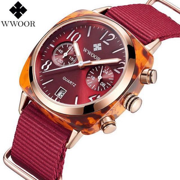 2019 brand wwoor women watch nylon belt lady watch bracelet wristwatch women fashion watches ladies date analog quartz, Slivery;brown
2019 brand wwoor women watch nylon belt lady watch bracelet wristwatch women fashion watches ladies date analog quartz, Slivery;brown