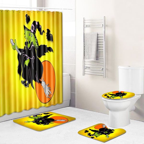 fashion halloween 4 piece bathroom rug sets pvc shower curtain bathroom carpet anti slip bath mat print toilet mat set doormat
fashion halloween 4 piece bathroom rug sets pvc shower curtain bathroom carpet anti slip bath mat print toilet mat set doormat