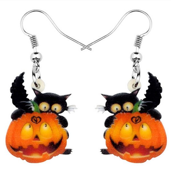 acrylic halloween black cat kitten pumpkin earring dangle drop festival jewelry for girls women teen charms gift sale, Silver
acrylic halloween black cat kitten pumpkin earring dangle drop festival jewelry for girls women teen charms gift sale, Silver