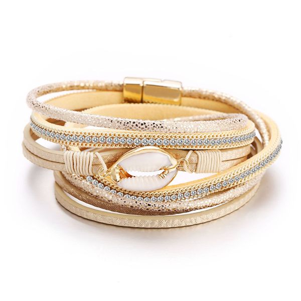 bohemian multiple layers charm bracelet for women vintage crystal leather bracelets bangles femme party boho jewelry accessories, Golden;silver
bohemian multiple layers charm bracelet for women vintage crystal leather bracelets bangles femme party boho jewelry accessories, Golden;silver